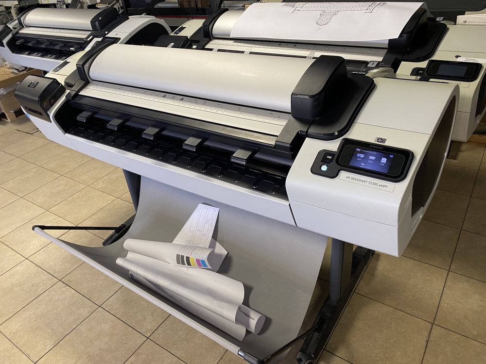 Plotter/scanner/copiator A0+ color Hp designjet T2300 ps mfp