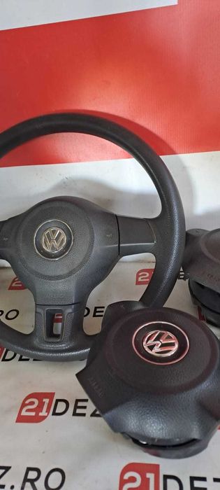 Volan complet cu airbag VW Polo 6R