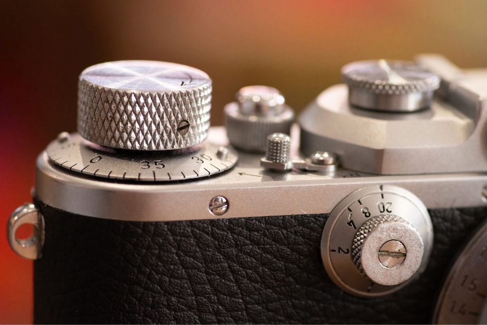 Leica III фотоапарат + Leica 5cm f/3.5 Elmar обектив