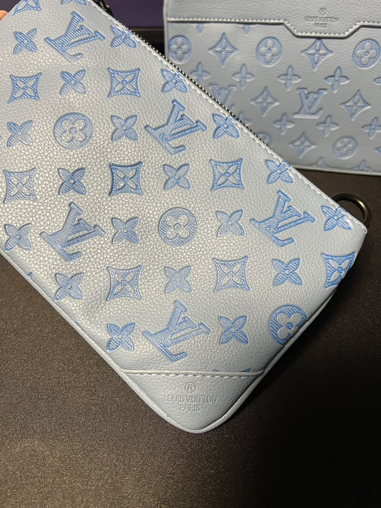 (TREND) Borseta Louis Vuitton Trio Messenger Albastra