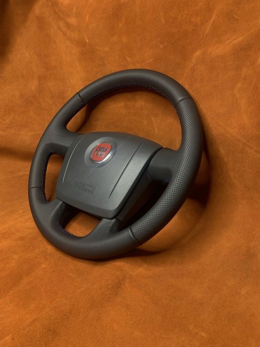 Vand/schimb volane reconditionate/tapitate in piele naturala audi-vw