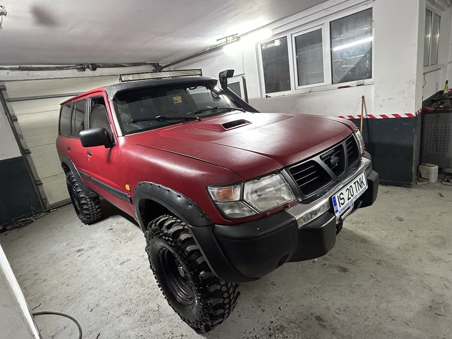 NISSAN Patrol m57//Piele//Silverstone//Troliu