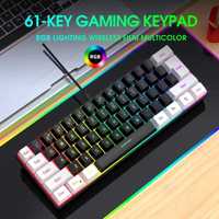 Tastatura Gaming RGB Snpurdiri v800 Cablu usb-c usb-a