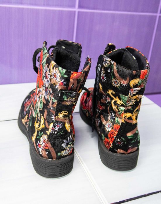 Botine dama JANA, marime 40, multicolor - purtati o singura data