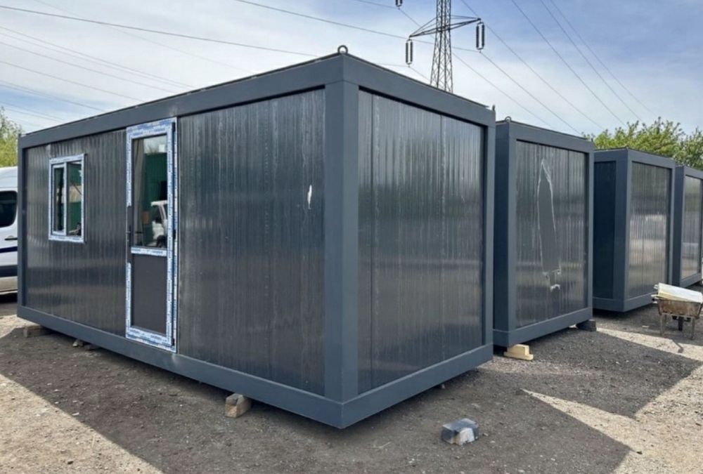Vand containere modulare Birou cabană Vitrina magazin Coafor Casă