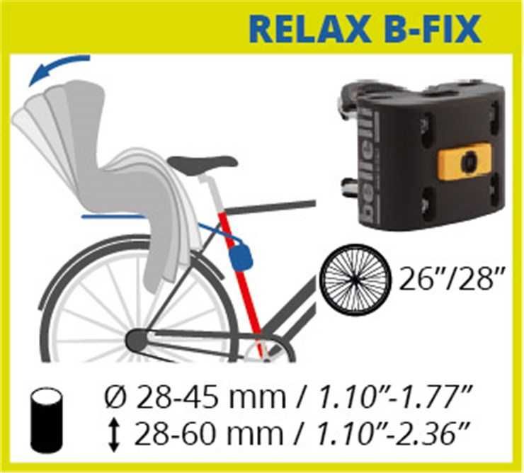 Scaun bicicleta Bellelli Mr Fox Relax B-Fix spate