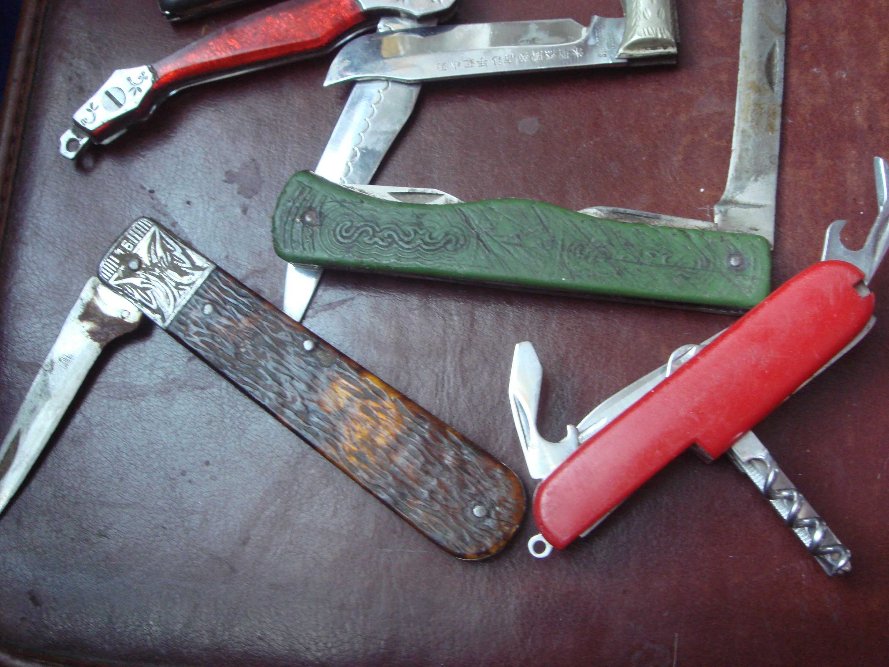 Набор перочинные ножики СССР складные все меньше 10см легальный размер