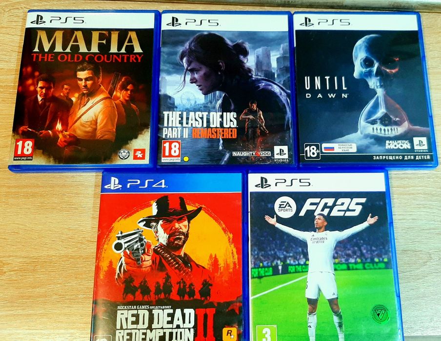 Продажа игр пс5/пс4
