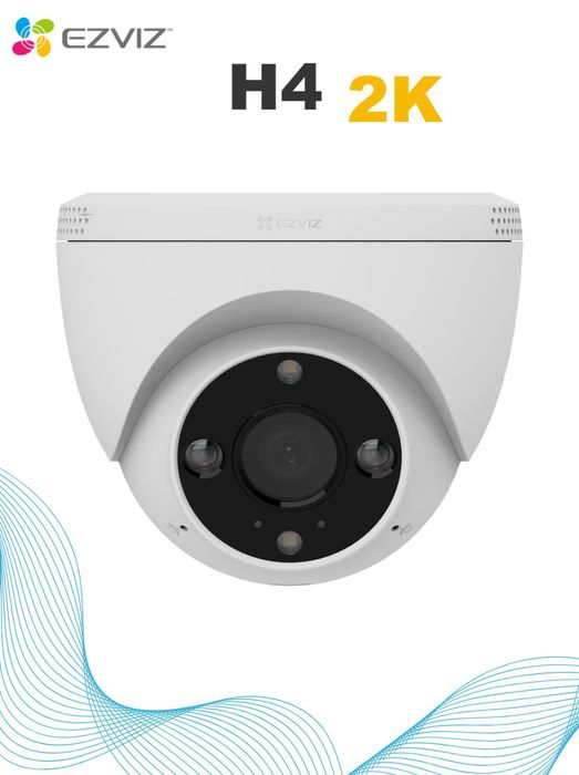 Ezviz CS-H4 (3MP) — компактная Wi-Fi камера с высоким разрешением и ИИ