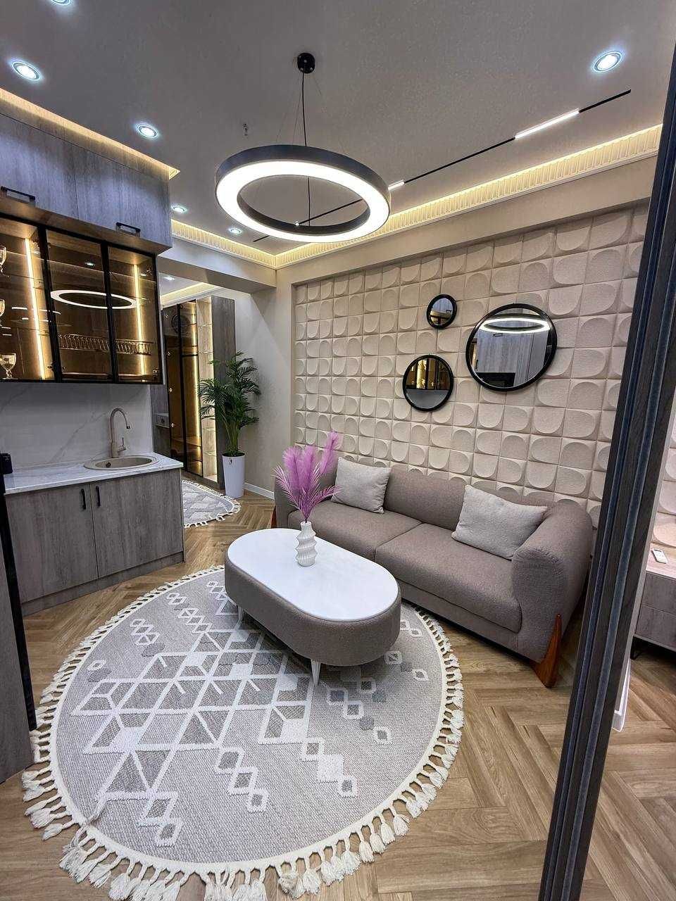 1-комн. U-Tower, 35м², люкс ремонт, мебель,Вид на Tashkent City `