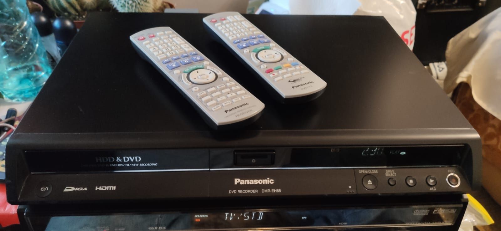 amplituner 7+1, dvd recorder Panasonic