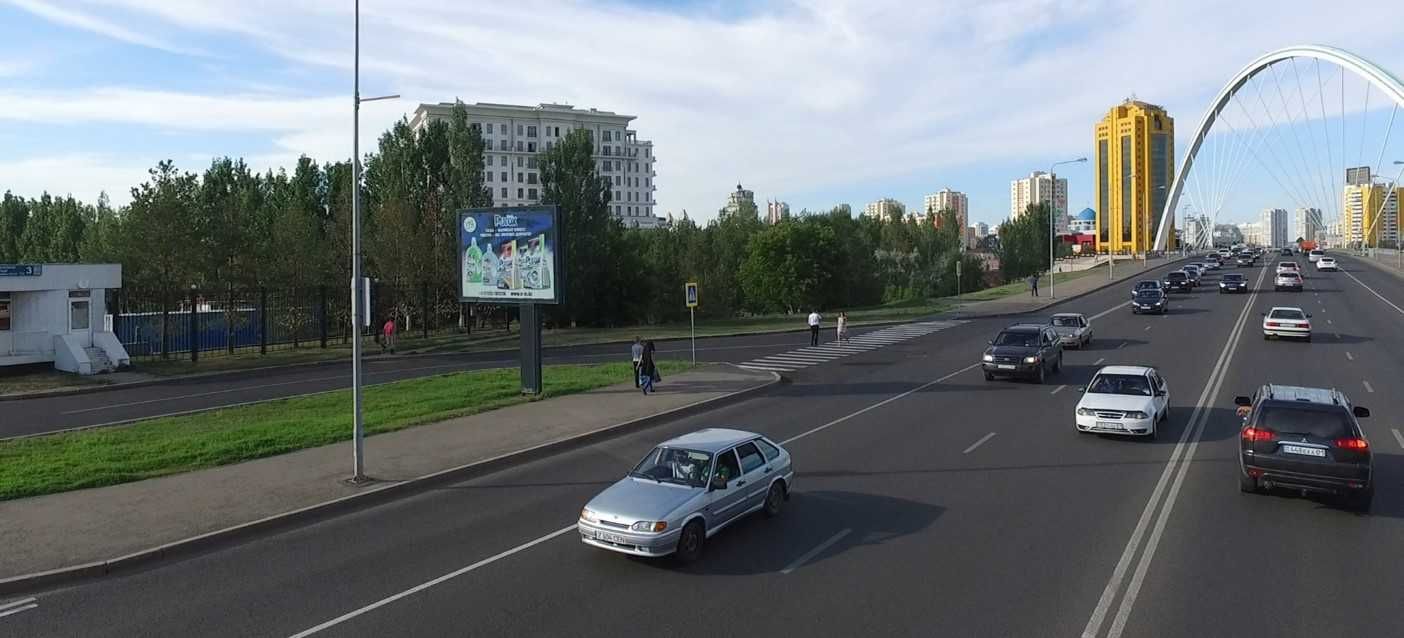 Размещение рекламы на ситибордах г. Астана
