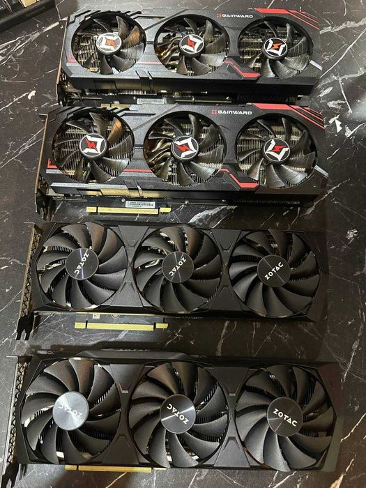 Видеокарты  RTX 3070 8gb В хорошем состоянии