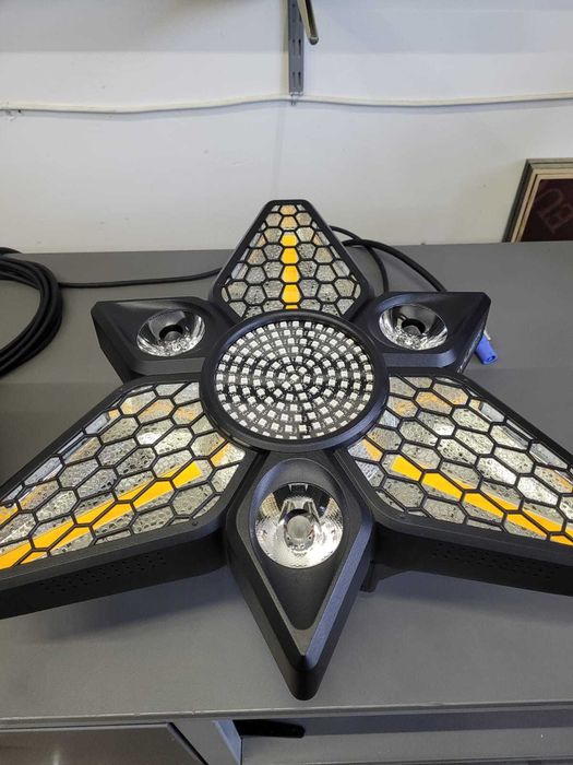 Lumini rotative 350W stil retro cob rgbw dj formatii club efecte scena