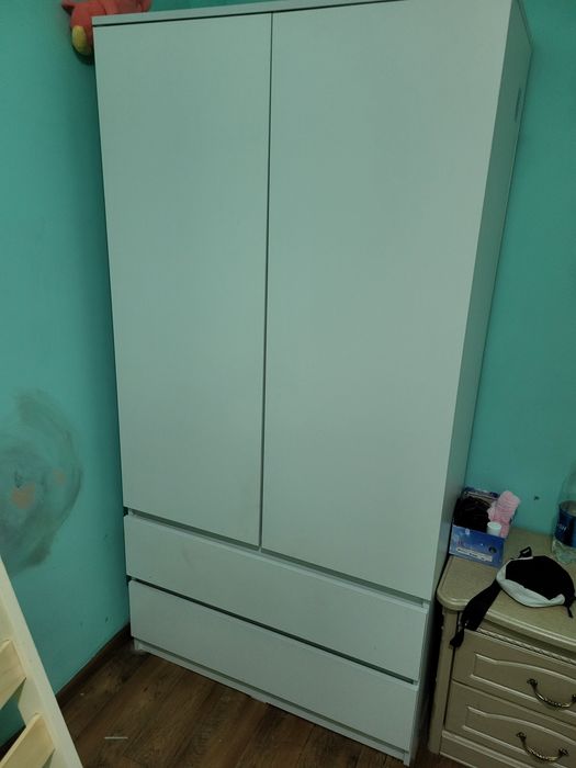 Шкаф, белый , бу , в хорошем состоянии