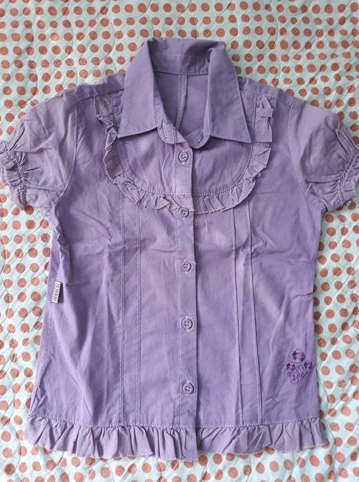 Haine vara 5-6 ani, 116cm - rochite, pantalon scurt,bluza, fusta blugi