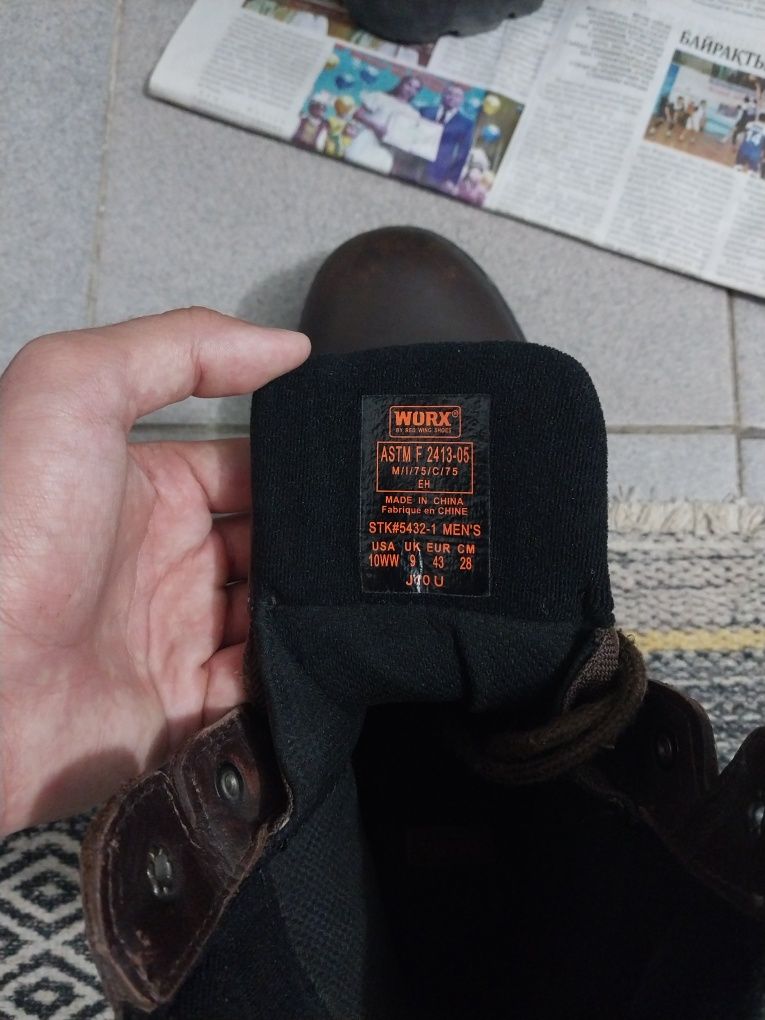 рабочая ботинка б/у
