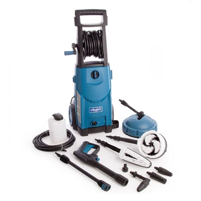 Aparat de spalat cu presiune + 8 accesorii HCE2400 Scheppach SCH59077