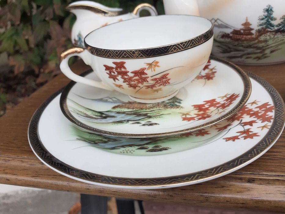 Portelan Kutani litofan japonia