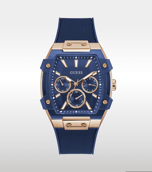 GUESS Supernova Blue & Gold – Елегантен спортен мъжки часовник