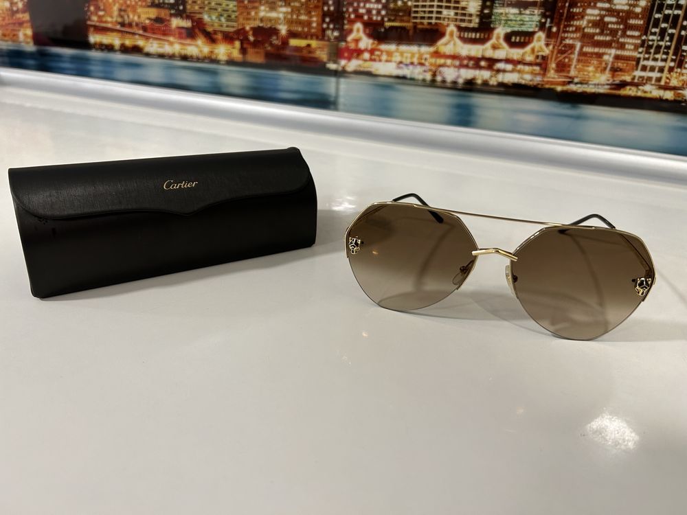 Cartier Слънчеви Очила Пълен комплект