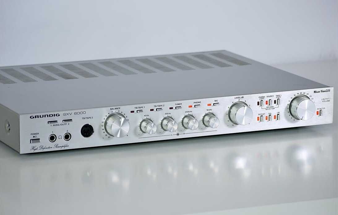 Preamplificator GRUNDIG SXV-6000 SXV6000 stereo retro hi-fi vintage