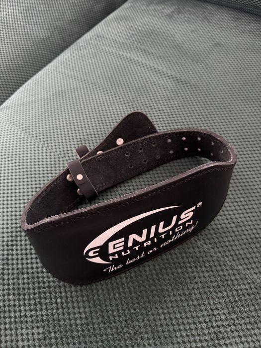 Centura fitness Genius Nutrition neagra