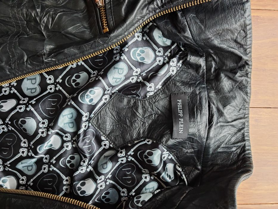 Дамско кожено Яке,  и фланелка