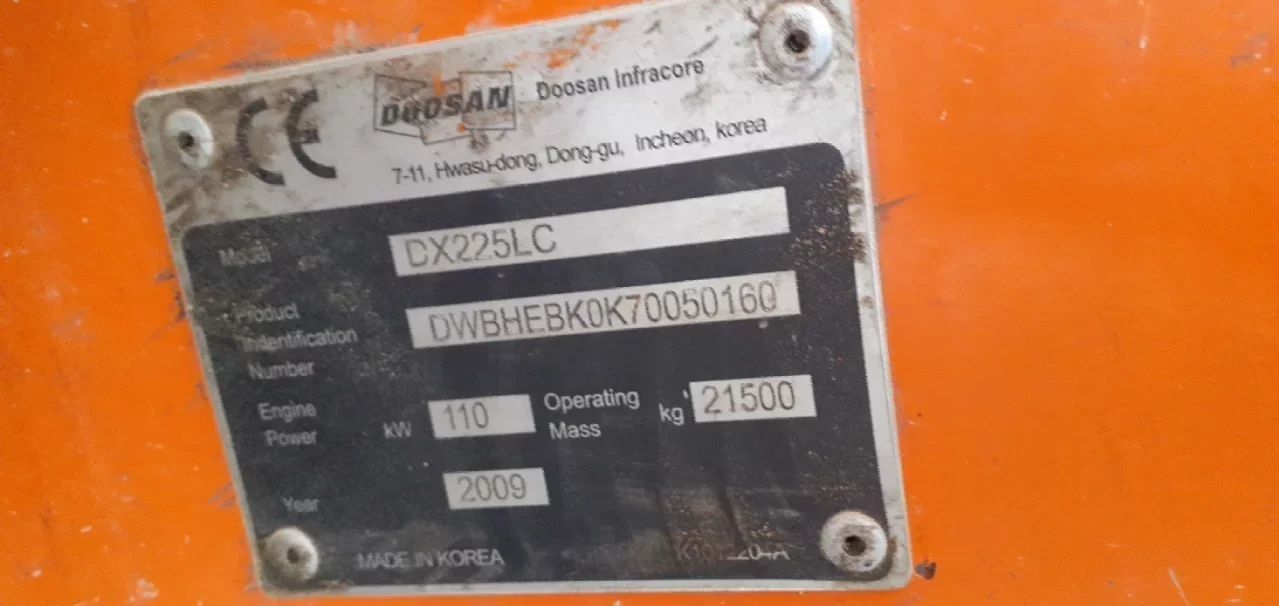 Экскаватор Doosan 225 в аренду