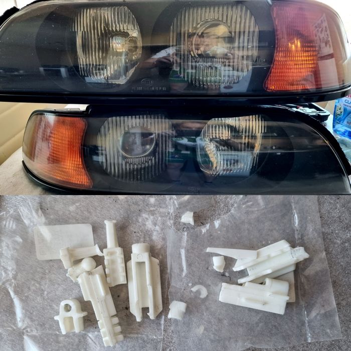 Рециклиране на фарове/Смяна на счупени водачи БМВ/BMW Е39