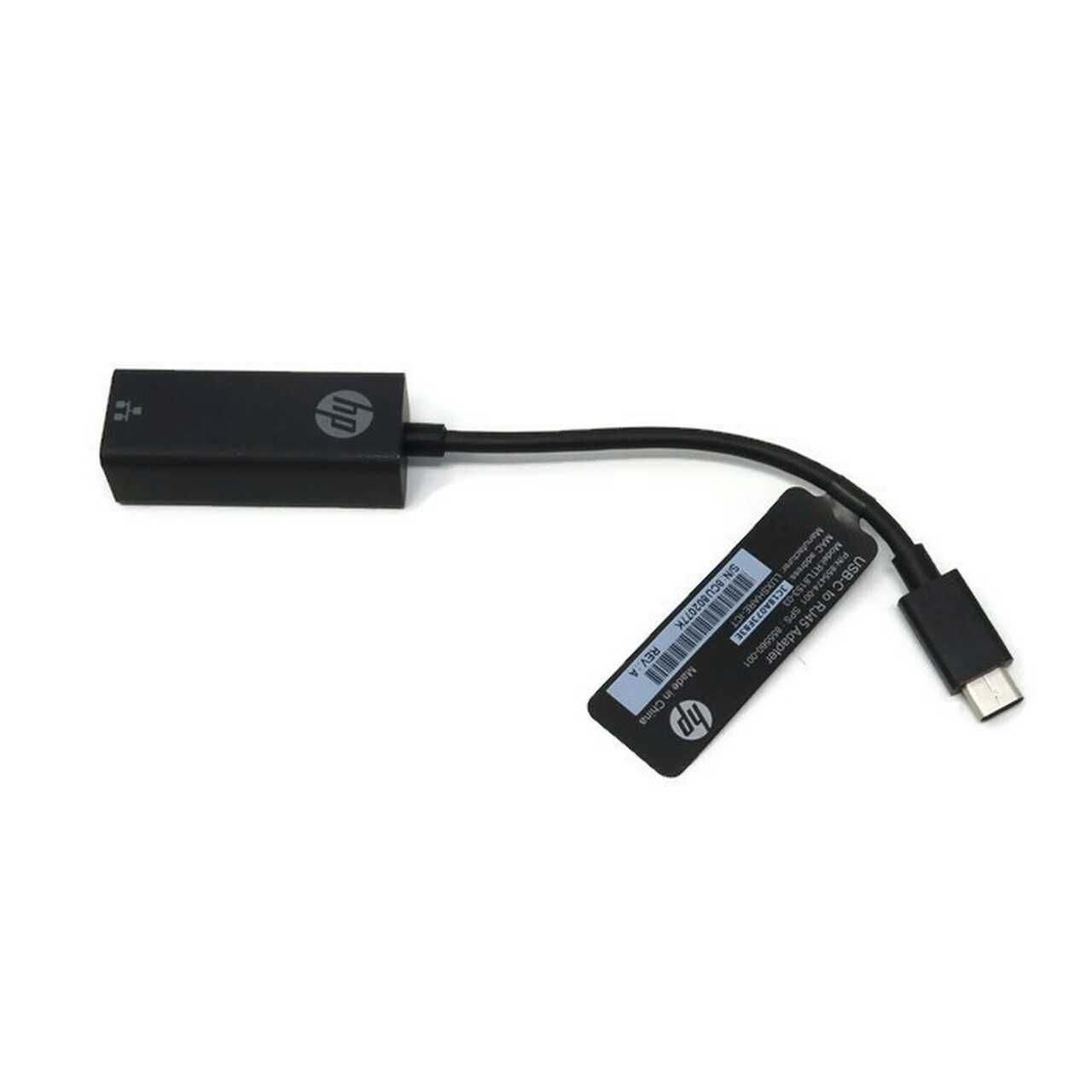 Adaptor HP Gigabit Placa retea USB Type-C to RJ45 Windows Mac v7w66aa