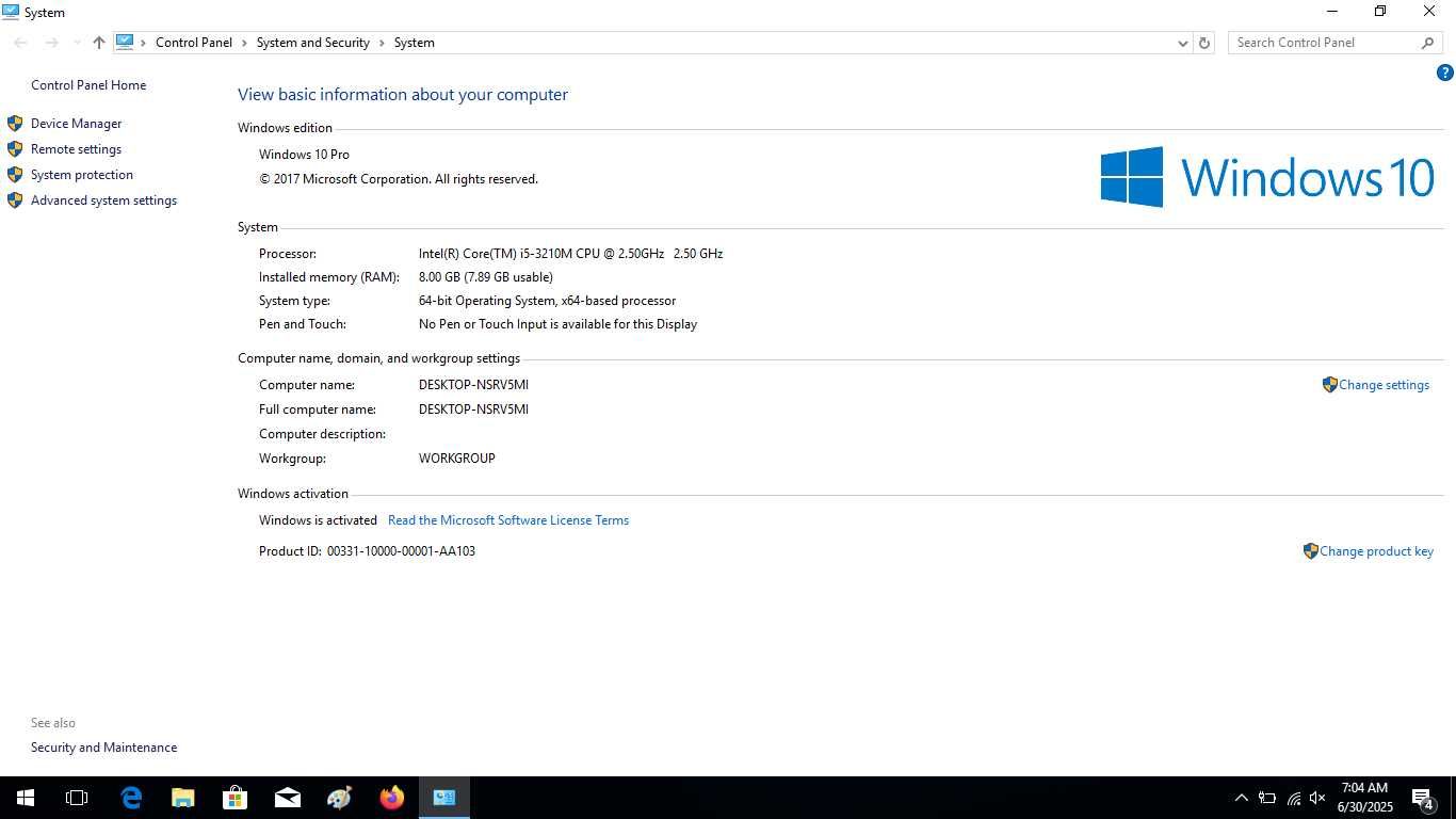 Laptop Asus Intel Core I5 3210M 8gb ddr3 display 15,6inch