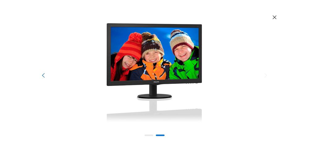 Monitor Philips LCD cu SmartControl Lite