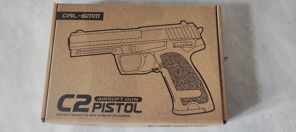 Металлический пистолет C2 Hockler C7 Glock К17 А Насия савдо мавжуд