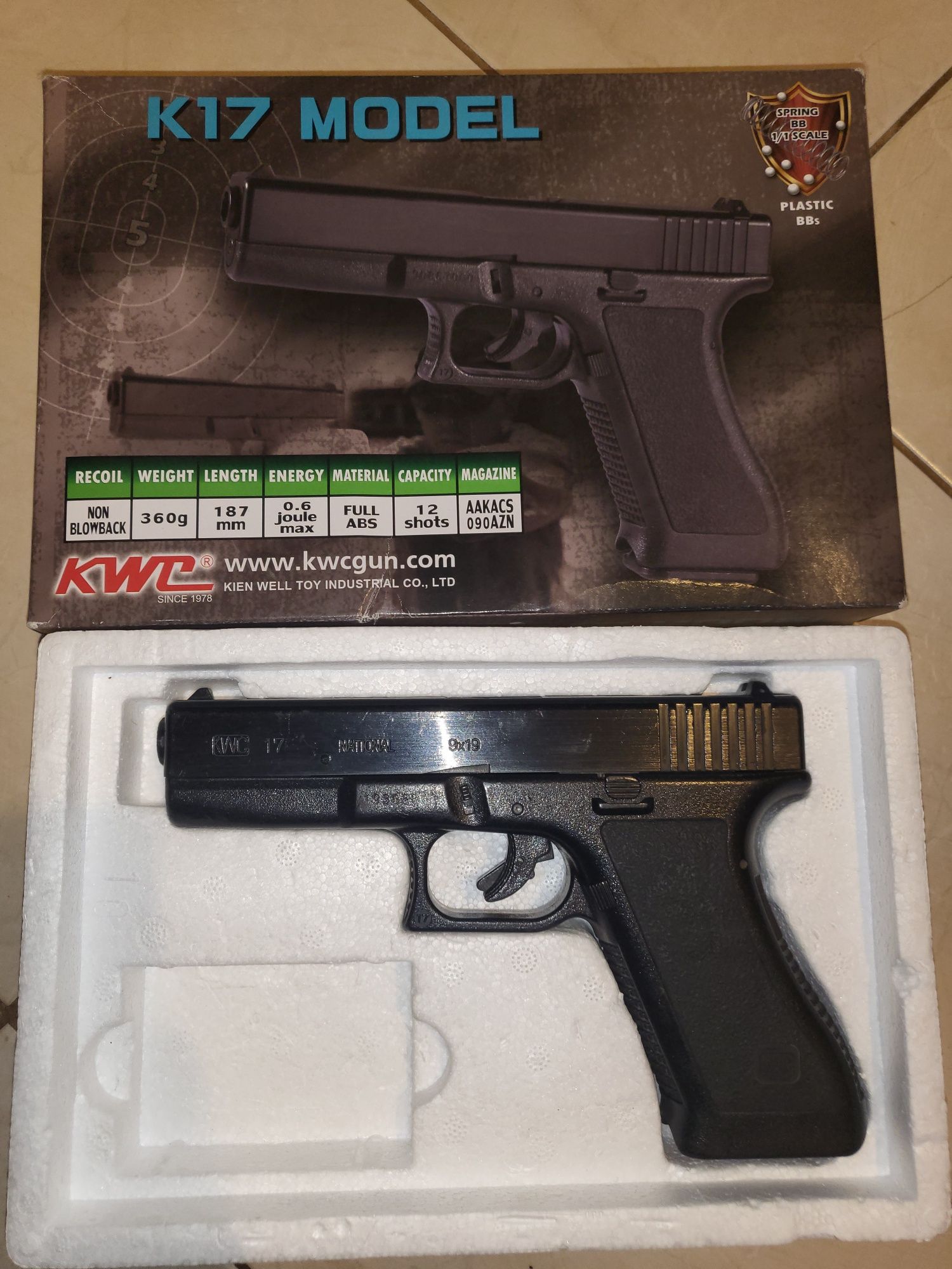 Glock K17 Model AIRSOFT спрингов