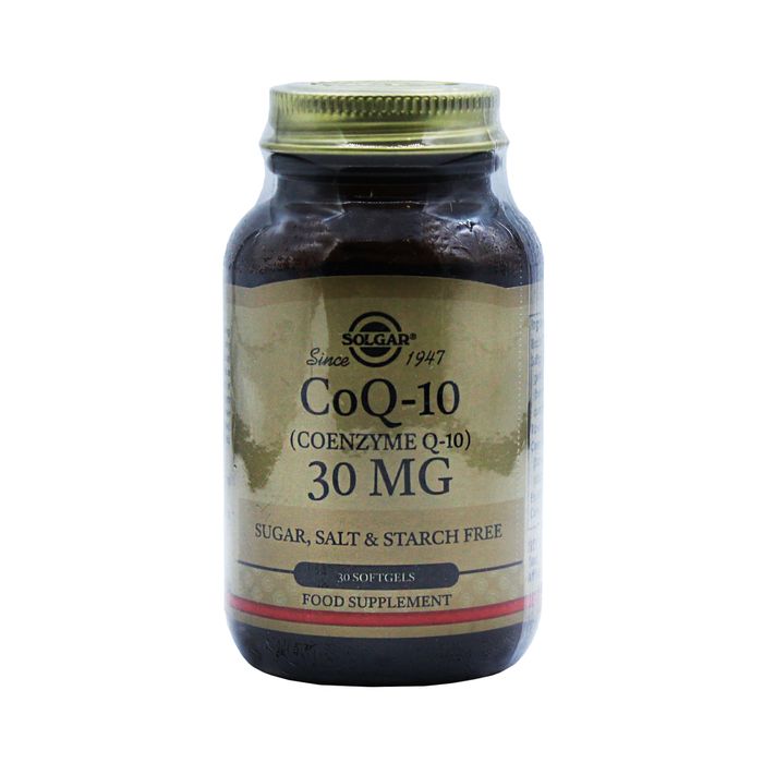 Коэнзим Solgar CoQ-10 30 мг 30 софтгелей