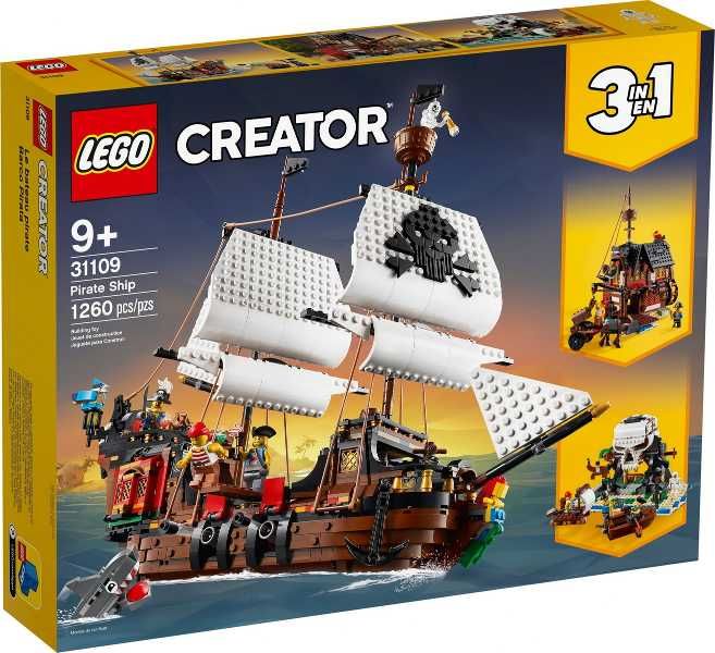 Lego 31109 Creator 3 in 1 Pirate Ship, Utilizat