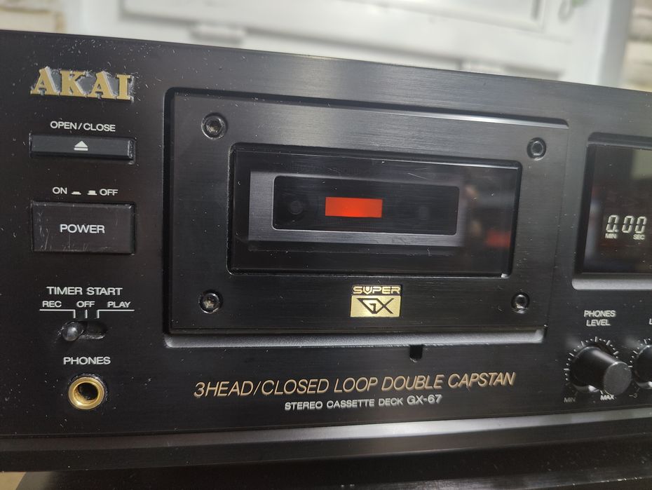 Akai GX-67 ,3 head, calibrare,open-close