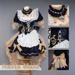 Genshin Impact Navia maid cosplay