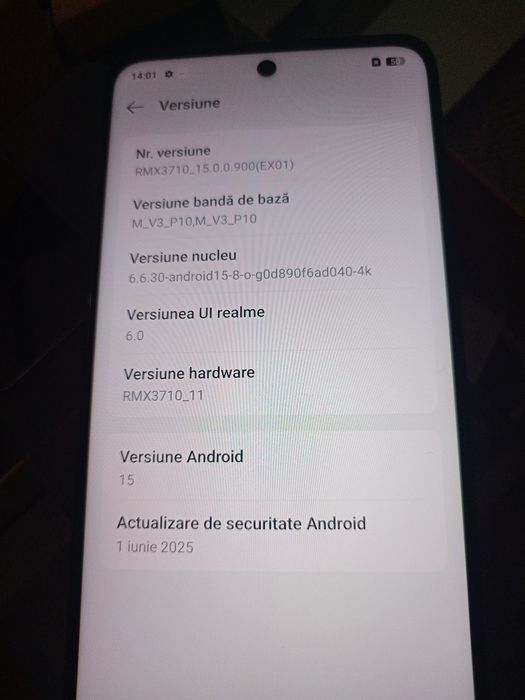 Vând telefon Realme C 55, 8+8 GB RAM,256GB memorie internă,nou la cuti