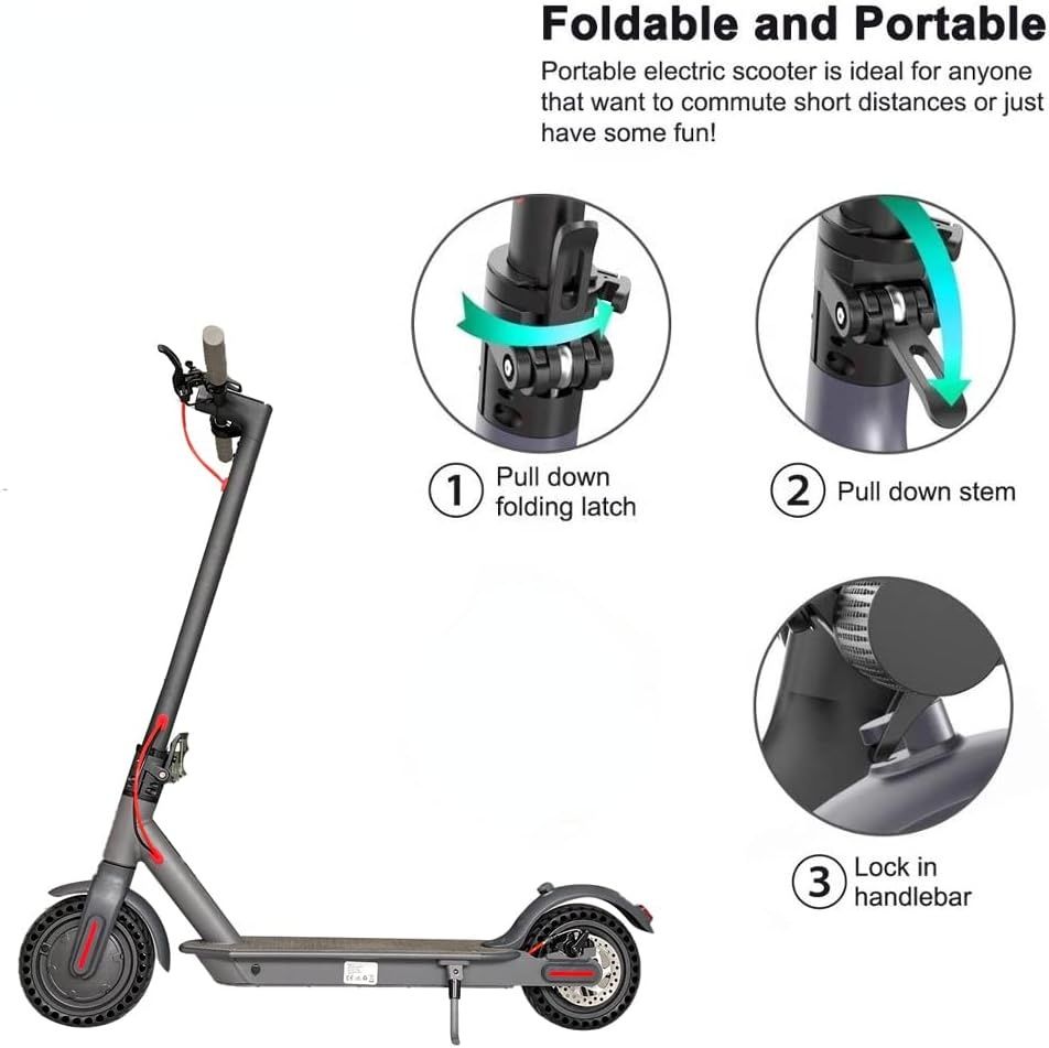 Електрическа тротинетка E-Scooter Pro 2, Скорост 30 км, Пробег 40 км