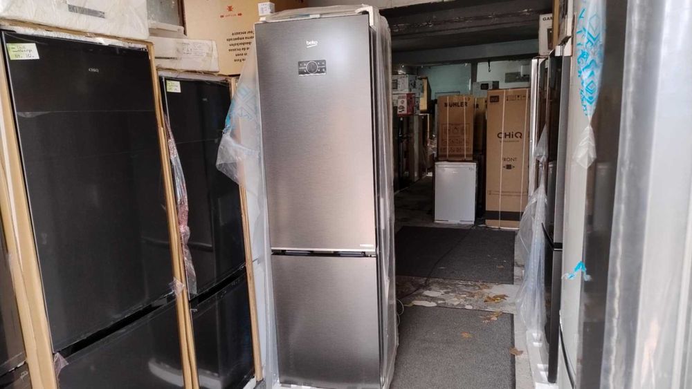 Комбиниран Хладилник с фризер BEKO-БЕКО 203 см Dark Inox AeroFlow™