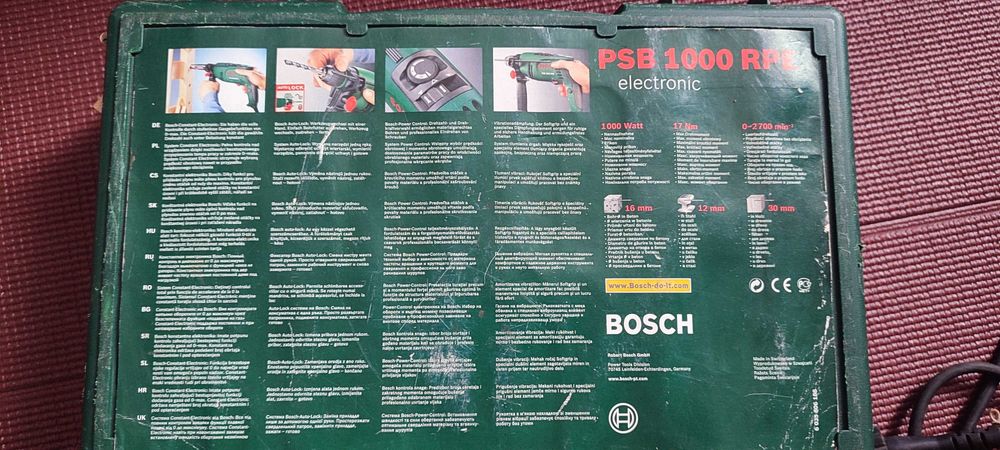 BOSCH - Ударна бормашина, Ъглошлайф, Комплект 65 части и 43 части