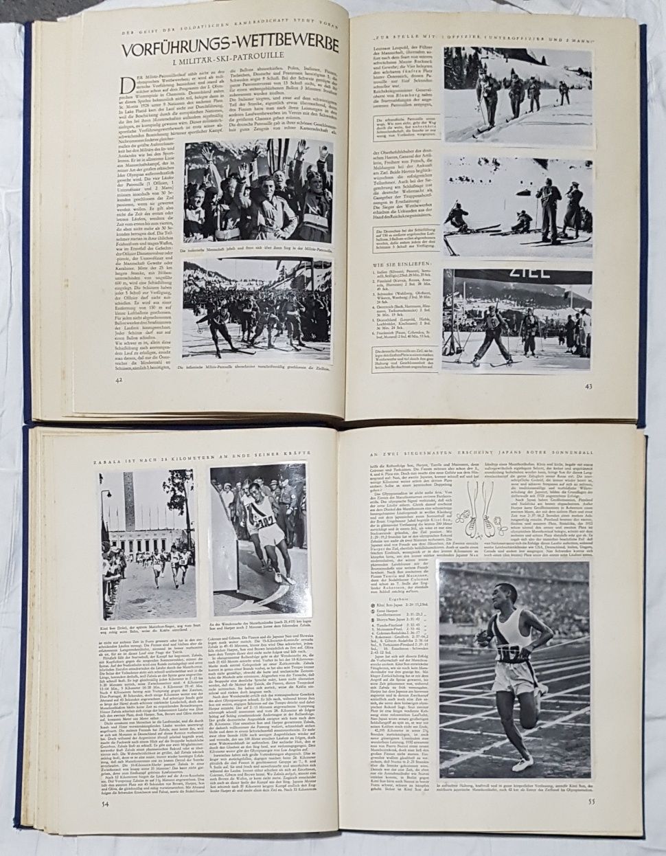 Editie rara! Album fotografii Olympia 1936, perioada nazista, 2 volume