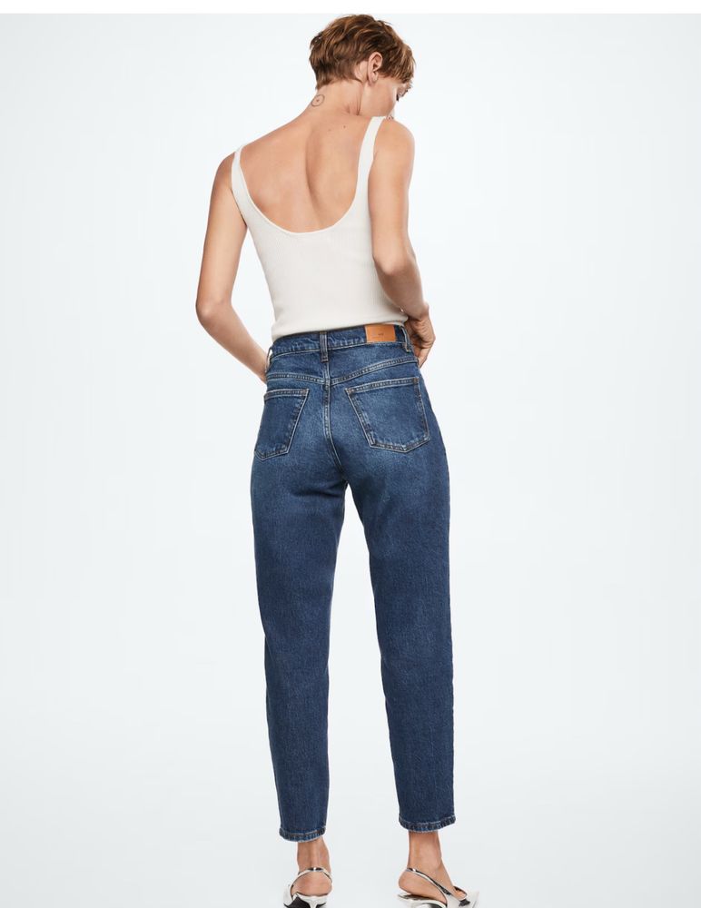 Дънки Mango mom fit