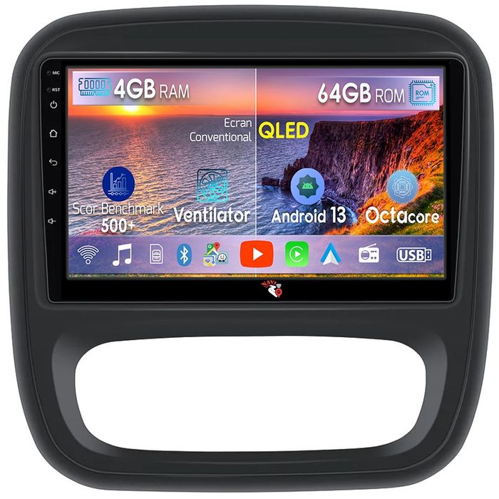 Navigație Android Renault Trafic/Opel vivaro 2015-2021