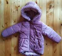 2 броя Детски Зимни якета  за момиче (12-18 месеца) с ръст до 86см.
