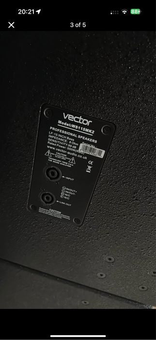 Boxe, sistem audio vector 1800w rms