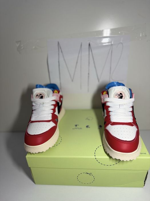 Off-White New Mid Sponge 'Red Black Blue'