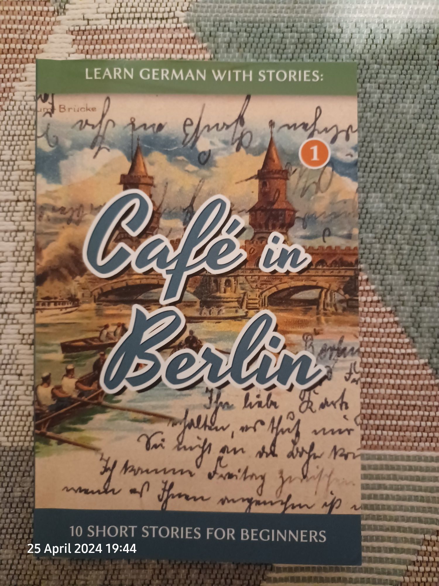 Invata germana- benzi desenate,Learn German With Stories:Cafe in Berli